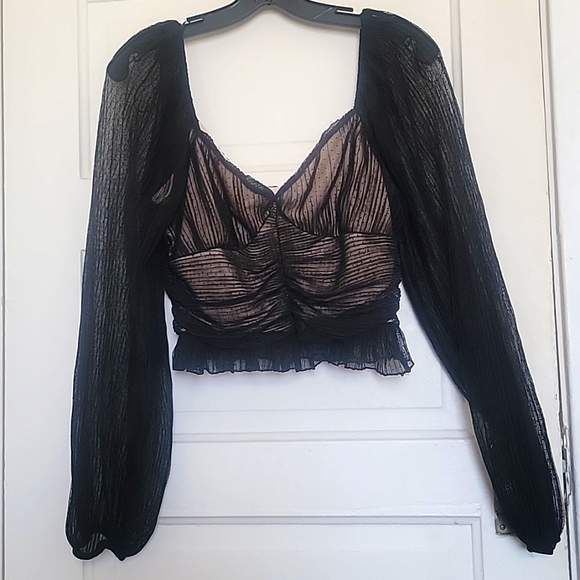 meraki Tops - Black blouse